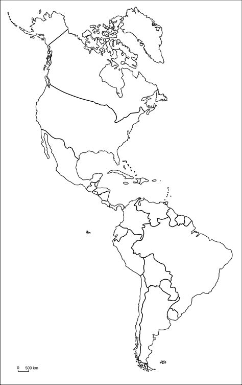 Mapa Konturowa Ameryki Północnej Do Wydruku Mapa Konturowa Ameryki Północnej - Stockowe grafiki wektorowe i więcej  obrazów Szerokość geograficzna - Szerokość geograficzna, Biały, Czarny  kolor - iStock